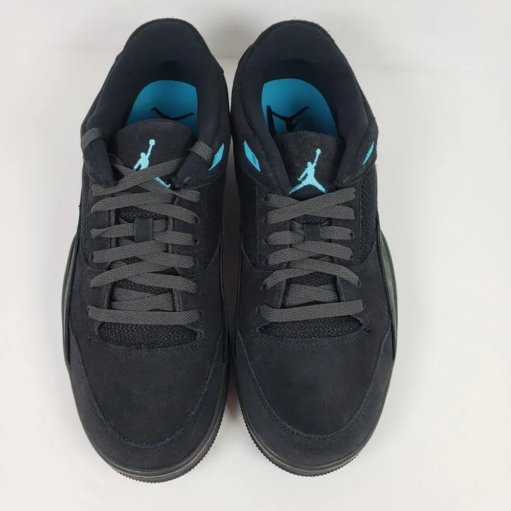 Nike Air Jordan Flight Court Mens Size 10 Black Gamma Blue Anthracite Shoes